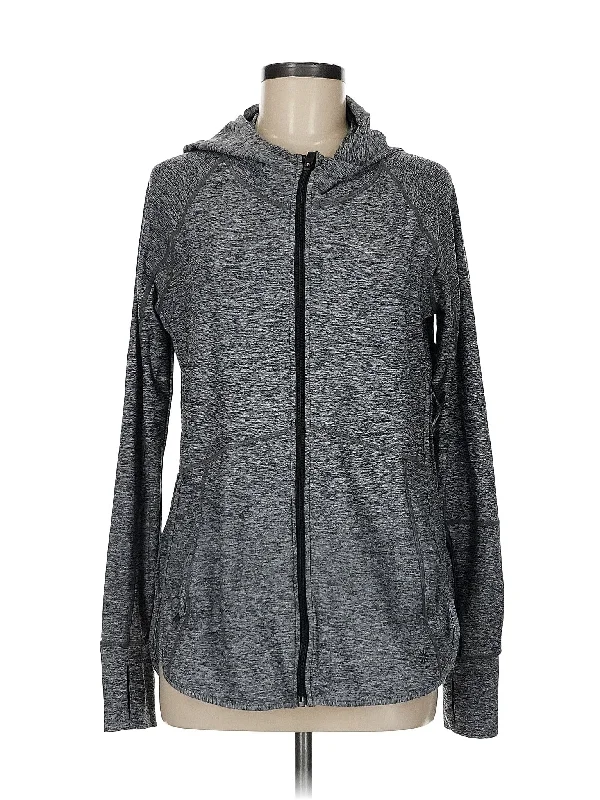 Zip Up Hoodie Hoodie with Double Zipper Versatile Adjustable