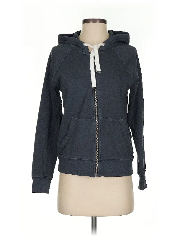 Zip Up Hoodie Hoodie with Bell Sleeves Flared Feminine