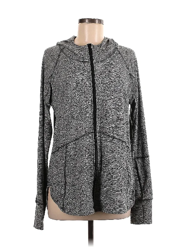 Zip Up Hoodie Hoodie with Bell Sleeves Flared Feminine