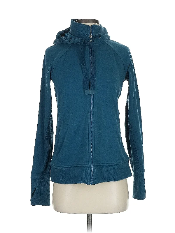 Zip Up Hoodie Hoodie with Double Zipper Versatile Adjustable