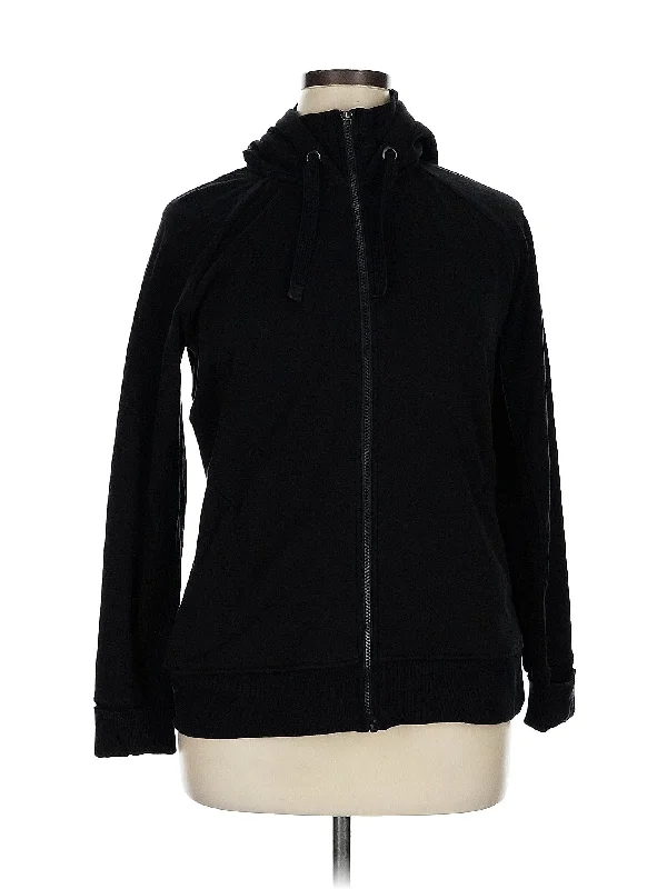 Zip Up Hoodie Hoodie with Velcro Closure Adjustable Secure