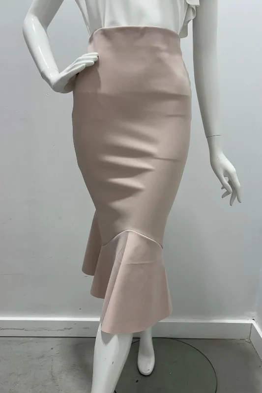 Greta Constantine Kace Skirt - "Meghan Markle" Skirt with Flounce belted skirt waist Greta Constantine Kace Skirt - "Meghan Markle" Skirt with Flounce belted skirt waist