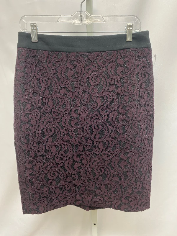 Size 8 LOFT Wine Skirt tulle skirt dreamy