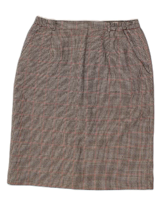 ST. BERNARD Womens Pencil Skirt UK 16 Large W32 Black Houndstooth lace skirt intricate ST. BERNARD Womens Pencil Skirt UK 16 Large W32 Black Houndstooth lace skirt intricate