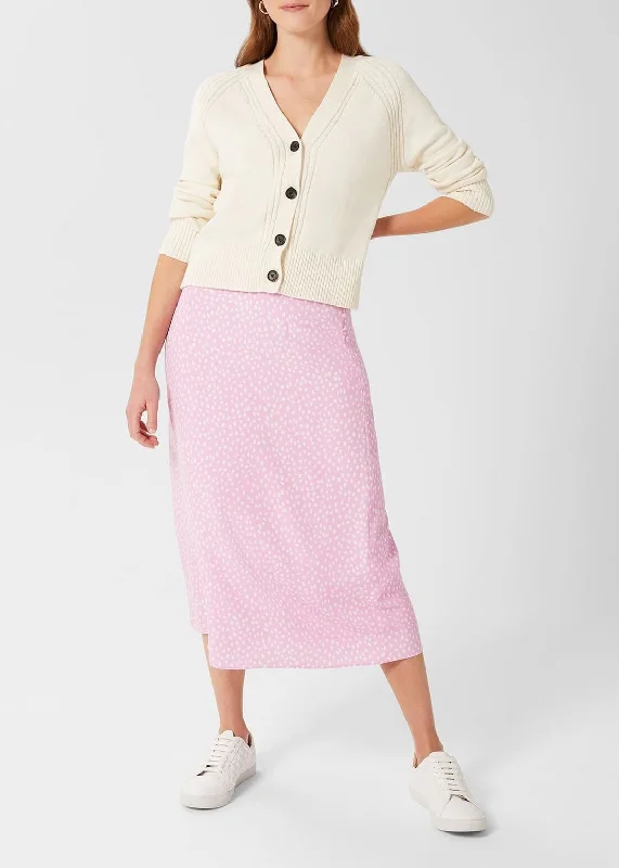 Gabrielle Skirt 0122/7231/9021l00 Pink-Ivory wrap skirt elegant