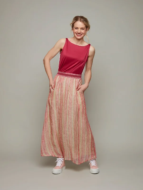 OLEANDER | Easy Maxi Skirt cotton skirt soft