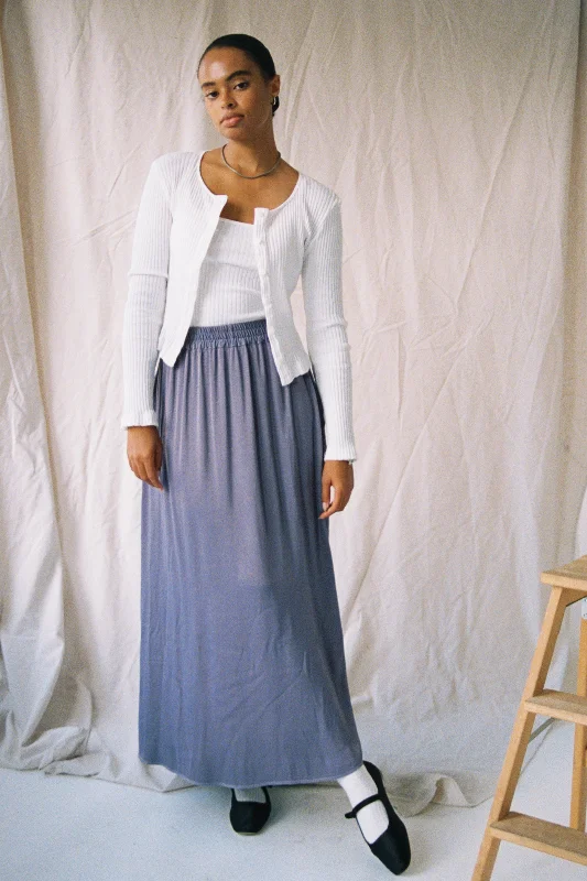 Silky Skirt wool skirt breathable