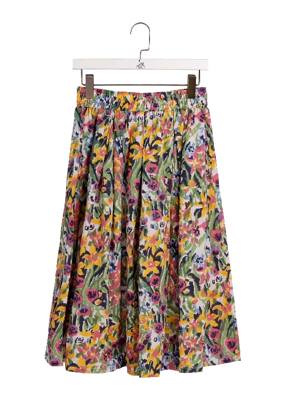 Skirt 64901 Skirt Rachele Bouquet velvet skirt glossy